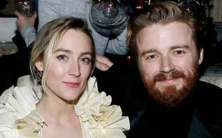 Jack Lowden (right) with his partner Saoirse Ronan