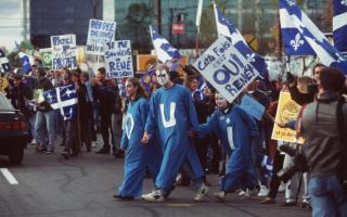 Quebec's independence movement has several historical parallels with Scotland