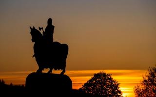 A historian has criticised plans for a horse track on the Bannockburn battlefield