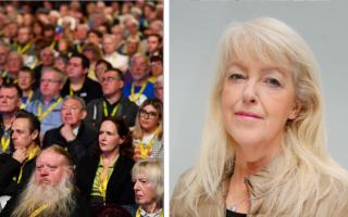 Lesley Riddoch was speaking at a fringe event at the SNP conference in Edinburgh