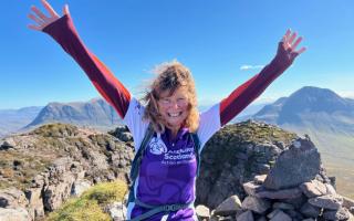 Lorraine McCall completed a non stop circuit of all 231 peaks of the Grahams