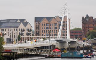 The new bridge officially opens to the public on Saturday