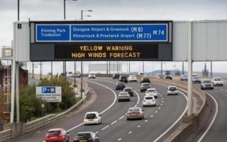 Parts of the M8, M77 and M74 motorways are to be closed for almost two weeks