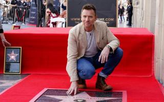 Ewan McGregor has been awarded a star on the Hollywood Walk of Fame