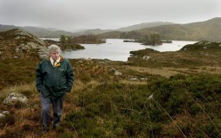 Former head of The Assynt Foundation Alastair McAskill in Glencanisp, Lochinver