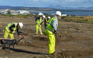 The early medieval workshop was built over the ruins of an earlier Pictish-style building