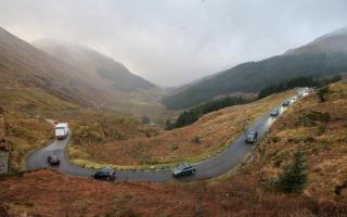 Motorists have been diverted along the single-track Old Military Road numerous times over the years