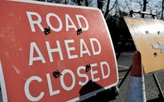 The road will be shut while works take place