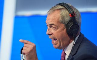 Reform leader Nigel Farage called the handover a 'disaster'