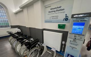 The docking station in King's College Hospital