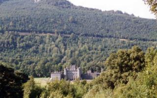 Taymouth Castle estate seen from a distance in a file photo