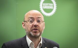 In his statement, Scottish Green co-leader Patrick Harvie decried the UK for being 'utterly complicit' in the destruction of Gaza.