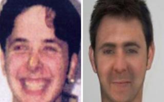 An image of Kenneth Jones before his disappearance in 1998 (left) and an artist's impression of what he may look like aged