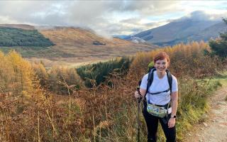 Scenery on the West Highland Way in the autumn months was arguably better than it would be in the summer