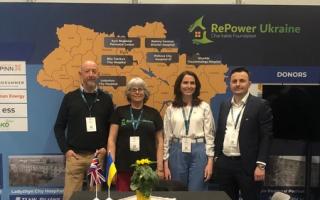 The team at RePower Ukraine are helping to power hospitals across the country