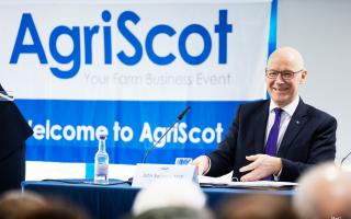 John Swinney attending the AgriScot event to hear from the agriculture sector