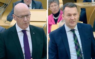 John Swinney slammed Scottish Tory leader Russell Findlay at FMQs