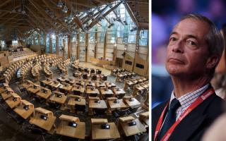 Nigel Farage's Reform UK are hoping to win seats at the next Holyrood election