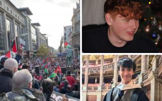 The Sunday National spoke with Isaac Richardson (top right) and Marvin Allan (bottom right) on why they joined pro-Palestine marches