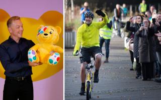 Sir Chris Hoy at the BBC Children In Need appeal show