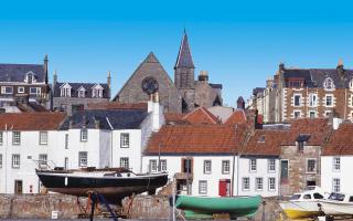 The picturesque village of St. Monans in the East Neuk of Fife