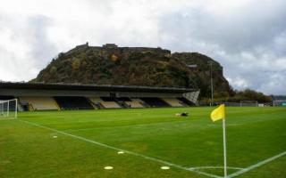 File photo of Dumbarton FC's 'shadow of the rock' home ground in Dumbarton