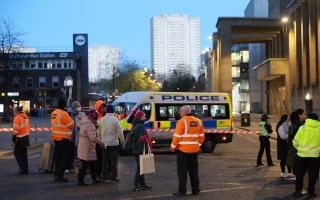 Police have urged people to avoid the area after a bomb disposal unit was called to Buchanan Bus Station