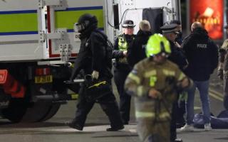 ScotRail has said that trains will not run to Queen Street Station high level while bomb squads are at the nearby Buchanan Bus Station