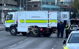 A bomb disposal unit was called to Buchanan Street Station on Wednesday