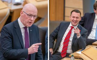 John Swinney hit out at the Scottish Tory leader