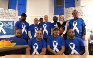 White Ribbon Scotland has worked with groups such as the Maryhill Integration Network in Glasgow