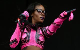 Azealia Banks performing on stage