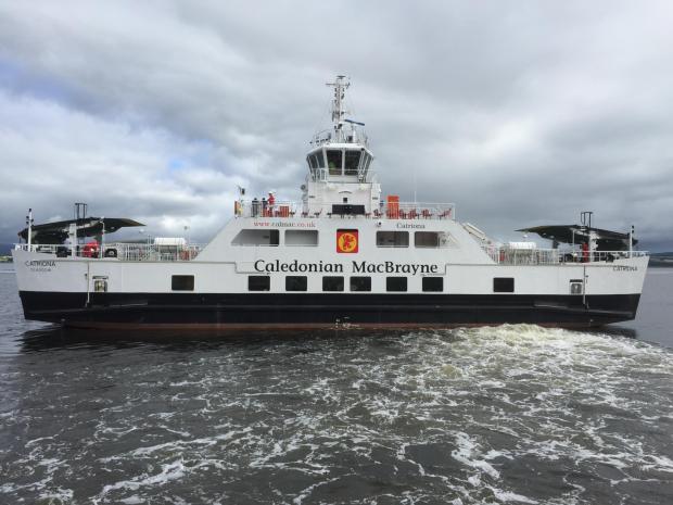 The National: MV Catriona: delivered ahead of schedule.